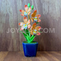 Orange Cymbidium Orchid Small Mini Cute Clay Flower Hand Sculpted